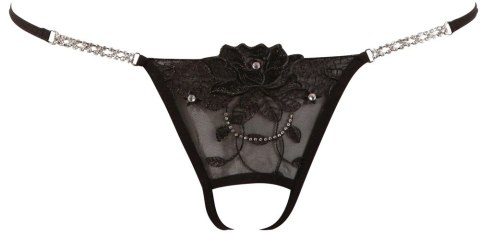 Cottelli LINGERIE - Seksowne Stringi Z Kwiatem I Delikatnymi Dżetami M/L Cottelli LINGERIE Cottelli LINGERIE - Seksowne Stringi Z Kwiatem I Delikatnymi Dżetami M/L Cottelli LINGERIE