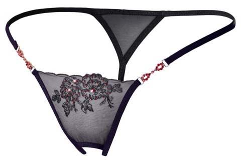 Cottelli LINGERIE - Seksowne Stringi Z Siateczki Z Eleganckim Haftem S/M Cottelli LINGERIE Cottelli LINGERIE - Seksowne Stringi Z Siateczki Z Eleganckim Haftem S/M Cottelli LINGERIE