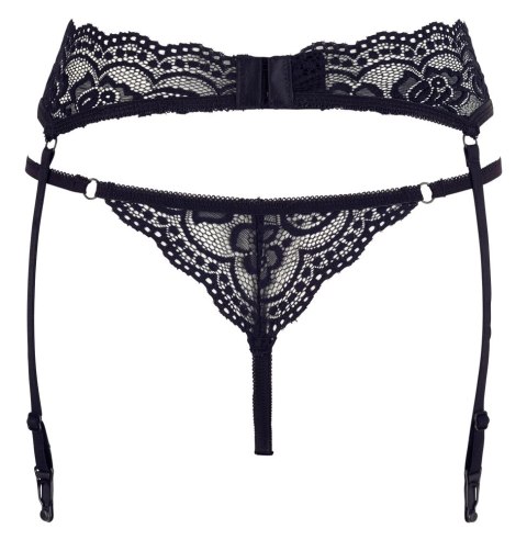 Cottelli LINGERIE - Seksowny Koronkowy Pas Do Pończoch I Stringi Czarne M Cottelli LINGERIE Cottelli LINGERIE - Seksowny Koronkowy Pas Do Pończoch I Stringi Czarne M Cottelli LINGERIE