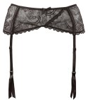 Cottelli LINGERIE - Seksowny Pas Do Pończoch Z Czterema Szelkami Czarny M Cottelli LINGERIE