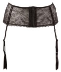 Cottelli LINGERIE - Seksowny Pas Do Pończoch Z Czterema Szelkami Czarny M Cottelli LINGERIE
