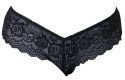 Cottelli LINGERIE - Wysokie Stringi Z Delikatnej Elastycznej Koronki L Cottelli LINGERIE