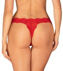 Obsessive - Seksowne Czerwone Stringi Z Kwiatowej Koronki Amor Cherris S/M Obsessive