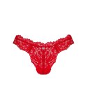 Obsessive - Seksowne Czerwone Stringi Z Kwiatowej Koronki Amor Cherris S/M Obsessive