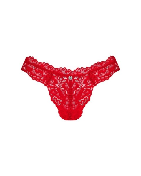 Obsessive - Seksowne Czerwone Stringi Z Kwiatowej Koronki Amor Cherris S/M Obsessive Obsessive - Seksowne Czerwone Stringi Z Kwiatowej Koronki Amor Cherris S/M Obsessive