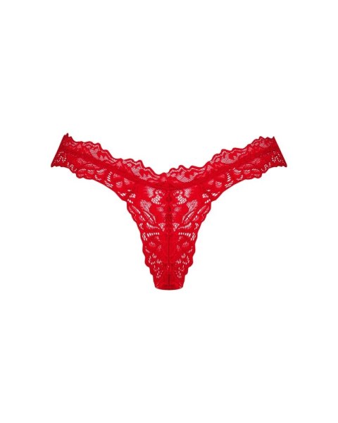 Obsessive - Seksowne Czerwone Stringi Z Kwiatowej Koronki Amor Cherris S/M Obsessive Obsessive - Seksowne Czerwone Stringi Z Kwiatowej Koronki Amor Cherris S/M Obsessive