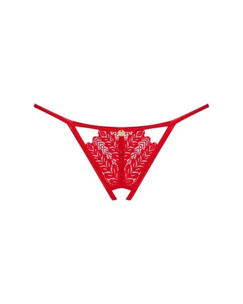 Obsessive - Seksowne Stringi Ingridia Bez Krocza Czerwone M/L Obsessive Obsessive - Seksowne Stringi Ingridia Bez Krocza Czerwone M/L Obsessive