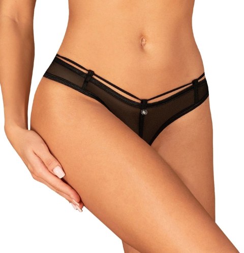 Obsessive - Seksowne Stringi Z Prześwitującej Siateczki Roxelia Bez Kroku XS/S Obsessive
