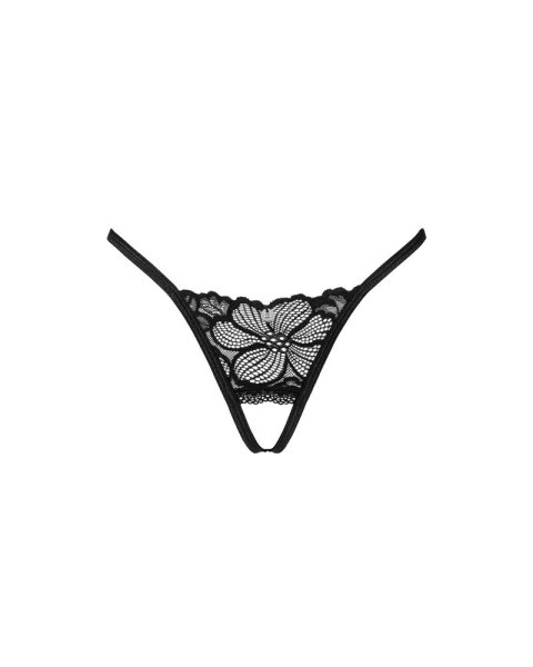 Obsessive - Stringi Z Delikatnej Koronki W Kwiaty Bez Kroku Serafia XL/2XL Obsessive Obsessive - Stringi Z Delikatnej Koronki W Kwiaty Bez Kroku Serafia XL/2XL Obsessive