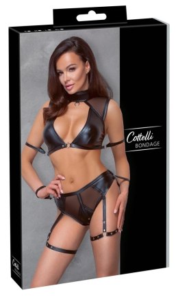 Cottelli Bondage - 2-Częściowy Komplecik Top I Majtki Z Paskami L Cottelli BONDAGE