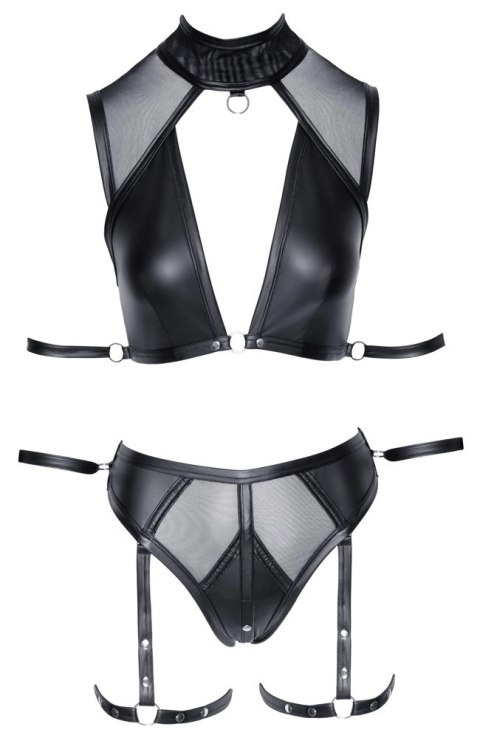 Cottelli Bondage - 2-Częściowy Komplecik Top I Majtki Z Paskami S Cottelli BONDAGE Cottelli Bondage - 2-Częściowy Komplecik Top I Majtki Z Paskami S Cottelli BONDAGE