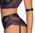 Cottelli Bondage - Seksowny Otwarty Komplecik Z Fioletową Koronką 85C/XL Cottelli BONDAGE