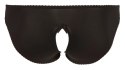 Cottelli CURVES - Czarne Figi Z Dodatkiem Koronki Bez Krocza XL Cottelli CURVES