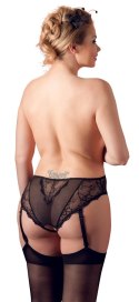 Cottelli CURVES - Seksowne Majteczki Z Paskami Do Pończoch Bez Krocza 3XL Cottelli CURVES