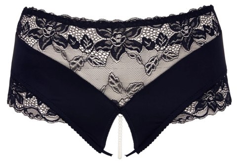 Cottelli CURVES - Wysokie Figi Z Koronką I Perełkami W Otwartym Kroku 2XL Cottelli CURVES Cottelli CURVES - Wysokie Figi Z Koronką I Perełkami W Otwartym Kroku 2XL Cottelli CURVES