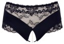 Cottelli CURVES - Wysokie Figi Z Koronką I Perełkami W Otwartym Kroku 3XL Cottelli CURVES
