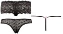 Cottelli LINGERIE - 3-Częściowy Zestaw Seksownych Damskich Majteczek XL Cottelli LINGERIE