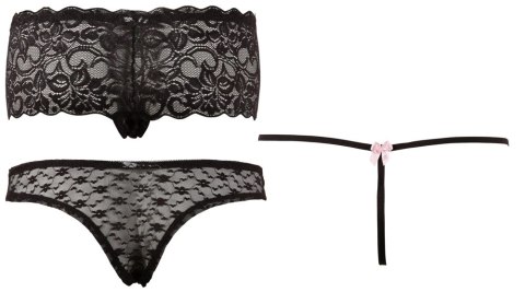 Cottelli LINGERIE - 3-Częściowy Zestaw Seksownych Damskich Majteczek XL Cottelli LINGERIE Cottelli LINGERIE - 3-Częściowy Zestaw Seksownych Damskich Majteczek XL Cottelli LINGERIE