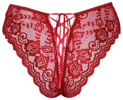 Cottelli LINGERIE - Gorące Czerwone Figi Z Koronki Bez Krocza S Cottelli LINGERIE Cottelli LINGERIE - Gorące Czerwone Figi Z Koronki Bez Krocza S Cottelli LINGERIE