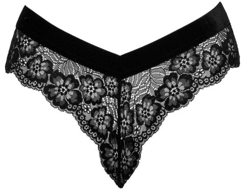 Cottelli LINGERIE - Seksowne Koronkowe Figi Z Odpinanym Łańcuszkiem W Kroku XL Cottelli LINGERIE Cottelli LINGERIE - Seksowne Koronkowe Figi Z Odpinanym Łańcuszkiem W Kroku XL Cottelli LINGERIE