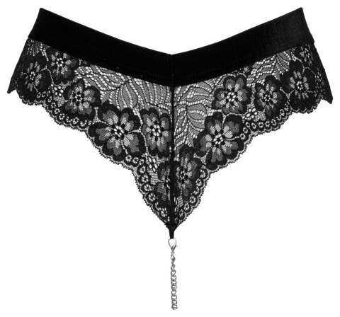 Cottelli LINGERIE - Seksowne Koronkowe Figi Z Odpinanym Łańcuszkiem W Kroku M Cottelli LINGERIE Cottelli LINGERIE - Seksowne Koronkowe Figi Z Odpinanym Łańcuszkiem W Kroku M Cottelli LINGERIE
