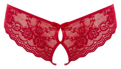 Cottelli LINGERIE - Seksowne Koronkowe Figi Z Wycięciami I Kokardkami Czerwone M Cottelli LINGERIE Cottelli LINGERIE - Seksowne Koronkowe Figi Z Wycięciami I Kokardkami Czerwone M Cottelli LINGERIE