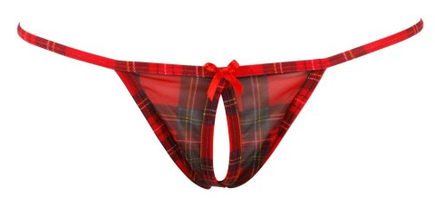 Cottelli LINGERIE - Seksowny 3-Częściowy Komplecik W Kratę Z Białą Koronką L Cottelli LINGERIE Cottelli LINGERIE - Seksowny 3-Częściowy Komplecik W Kratę Z Białą Koronką L Cottelli LINGERIE