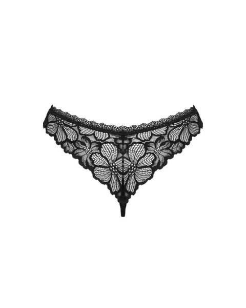 Obsessive - Seksowne Czarne Koronkowe Stringi Serafia XL/2XL Obsessive Obsessive - Seksowne Czarne Koronkowe Stringi Serafia XL/2XL Obsessive