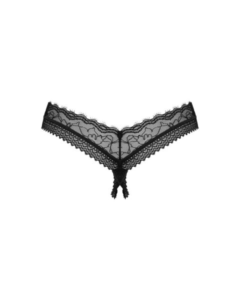 Obsessive - Seksowne Czarne Stringi Z Subtelną Koronką Medilla XL/2XL Obsessive Obsessive - Seksowne Czarne Stringi Z Subtelną Koronką Medilla XL/2XL Obsessive