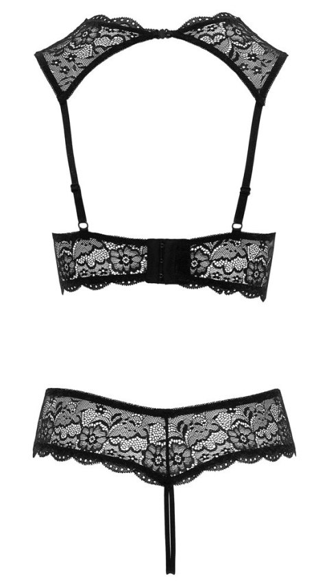 Cottelli LINGERIE - Koronkowy 2-Częściowy Set Biustonosz Bez Miseczek I Wysokie Otwarte Stringi 85B/L Cottelli LINGERIE Cottelli LINGERIE - Koronkowy 2-Częściowy Set Biustonosz Bez Miseczek I Wysokie Otwarte Stringi 85B/L Cottelli LINGERIE