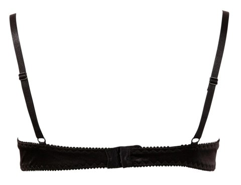 Cottelli LINGERIE - Otwarty Biustonosz Na Fiszbinach Z Eleganckimi Haftkami Czarny 75A Cottelli LINGERIE Cottelli LINGERIE - Otwarty Biustonosz Na Fiszbinach Z Eleganckimi Haftkami Czarny 75A Cottelli LINGERIE