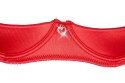 Cottelli LINGERIE - Seksowny Czerwony Satynowy 3-Częściowy Set 80C/M Cottelli LINGERIE
