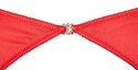 Cottelli LINGERIE - Seksowny Czerwony Satynowy 3-Częściowy Set 80C/M Cottelli LINGERIE