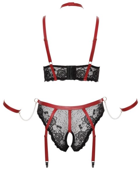 Cottelli Bondage - Seksowny 2-Częściowy Komplecik Z Delikatnej Koronki 2XL Cottelli BONDAGE Cottelli Bondage - Seksowny 2-Częściowy Komplecik Z Delikatnej Koronki 2XL Cottelli BONDAGE