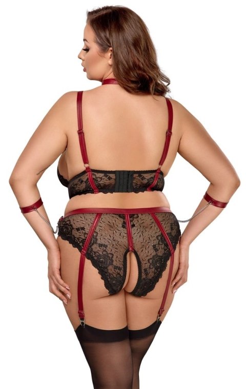 Cottelli Bondage - Seksowny 2-Częściowy Komplecik Z Delikatnej Koronki 3XL Cottelli BONDAGE Cottelli Bondage - Seksowny 2-Częściowy Komplecik Z Delikatnej Koronki 3XL Cottelli BONDAGE