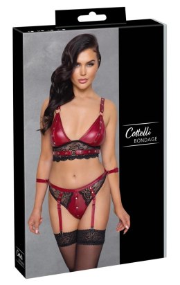 Cottelli Bondage - Seksowny Czerwony Zestaw Z Elegancką Koronką XL Cottelli BONDAGE