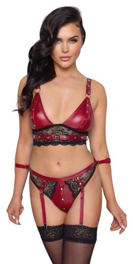 Cottelli Bondage - Seksowny Czerwony Zestaw Z Elegancką Koronką M Cottelli BONDAGE