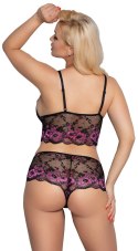 Cottelli CURVES - Miękki Koronkowy Biustonosz I Majteczki Z Wysokim Stanem 4XL/3XL Cottelli CURVES