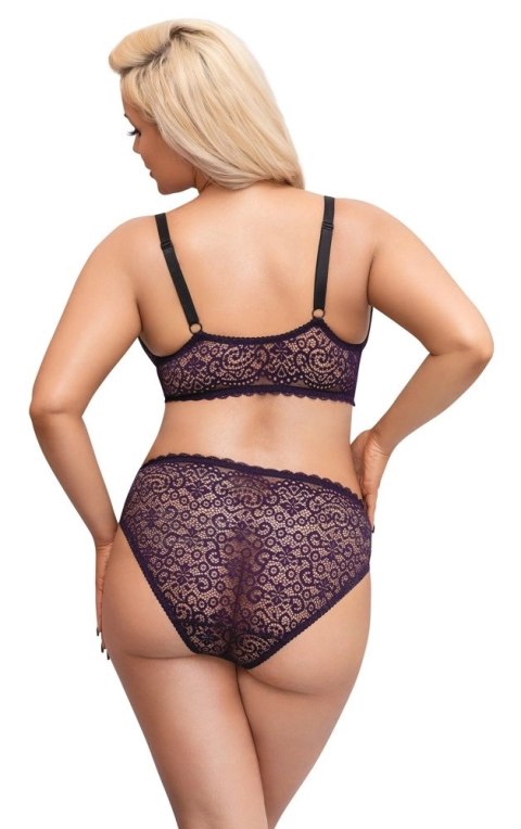 Cottelli CURVES - Seksowny 2-Częściowy Zestaw Z Fioletowej Koronki 2XL Cottelli CURVES Cottelli CURVES - Seksowny 2-Częściowy Zestaw Z Fioletowej Koronki 2XL Cottelli CURVES