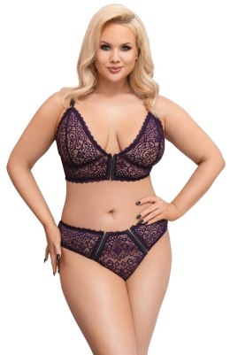 Cottelli CURVES - Seksowny 2-Częściowy Zestaw Z Fioletowej Koronki 3XL Cottelli CURVES