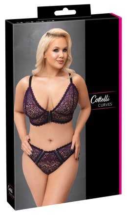 Cottelli CURVES - Seksowny 2-Częściowy Zestaw Z Fioletowej Koronki 4XL Cottelli CURVES