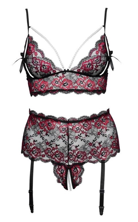 Cottelli CURVES - Seksowny Koronkowy Komplecik Z Perełkami XL/2XL Cottelli CURVES Cottelli CURVES - Seksowny Koronkowy Komplecik Z Perełkami XL/2XL Cottelli CURVES