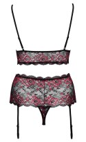 Cottelli CURVES - Seksowny Koronkowy Komplecik Z Perełkami XL/2XL Cottelli CURVES