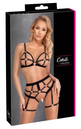 Cottelli LINGERIE - Biustonosz I Figi Z Elastycznych Paseczków M Cottelli LINGERIE