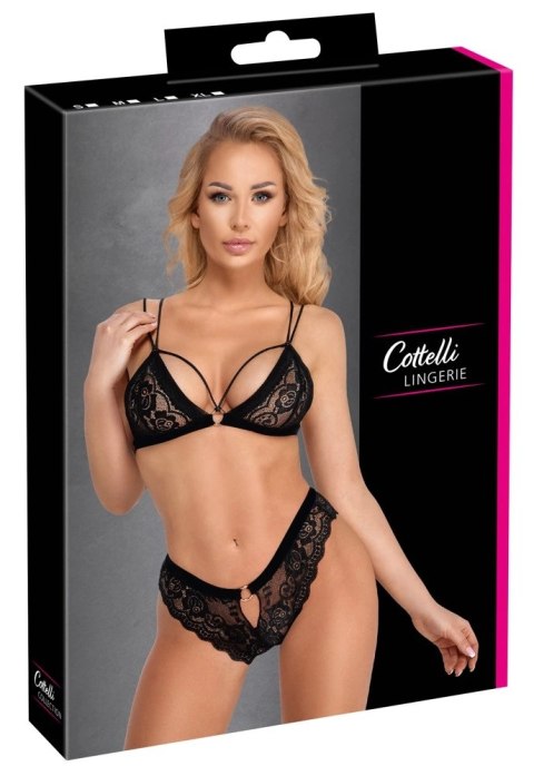 Cottelli LINGERIE - Koronkowy 2-Częściowy Komplecik Biustonosz I Figi M Cottelli LINGERIE Cottelli LINGERIE - Koronkowy 2-Częściowy Komplecik Biustonosz I Figi M Cottelli LINGERIE