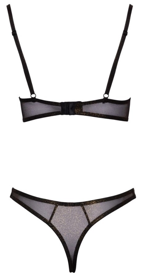 Cottelli LINGERIE - Seksowny Siateczkowy 2-Częściowy Komplecik Z Brokatem 85C/XL Cottelli LINGERIE Cottelli LINGERIE - Seksowny Siateczkowy 2-Częściowy Komplecik Z Brokatem 85C/XL Cottelli LINGERIE