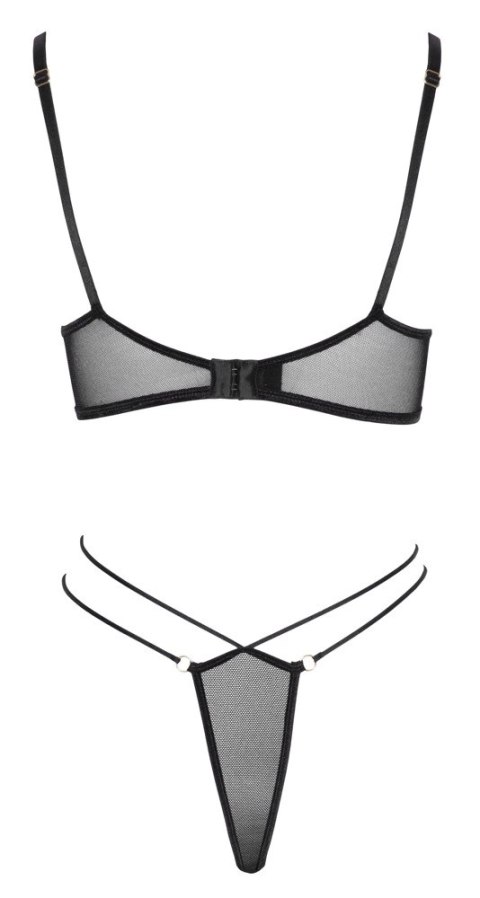 Cottelli LINGERIE - Seksowny Siateczkowy Biustonosz I Stringi Na Cienkich Sznureczkach XL Cottelli LINGERIE Cottelli LINGERIE - Seksowny Siateczkowy Biustonosz I Stringi Na Cienkich Sznureczkach XL Cottelli LINGERIE
