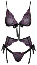Kissable - Gorący Komplecik Ze Zmysłowej Koronki Czarny S/M Kissable