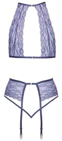 Kissable - Seksowny Koronkowy Fioletowy Komplecik L/XL Kissable