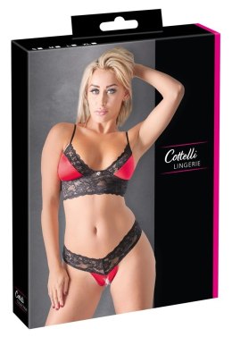 Cottelli LINGERIE - Gorący 2-Częsciowy Komplecik Z Otwartym Kroczem S Cottelli LINGERIE